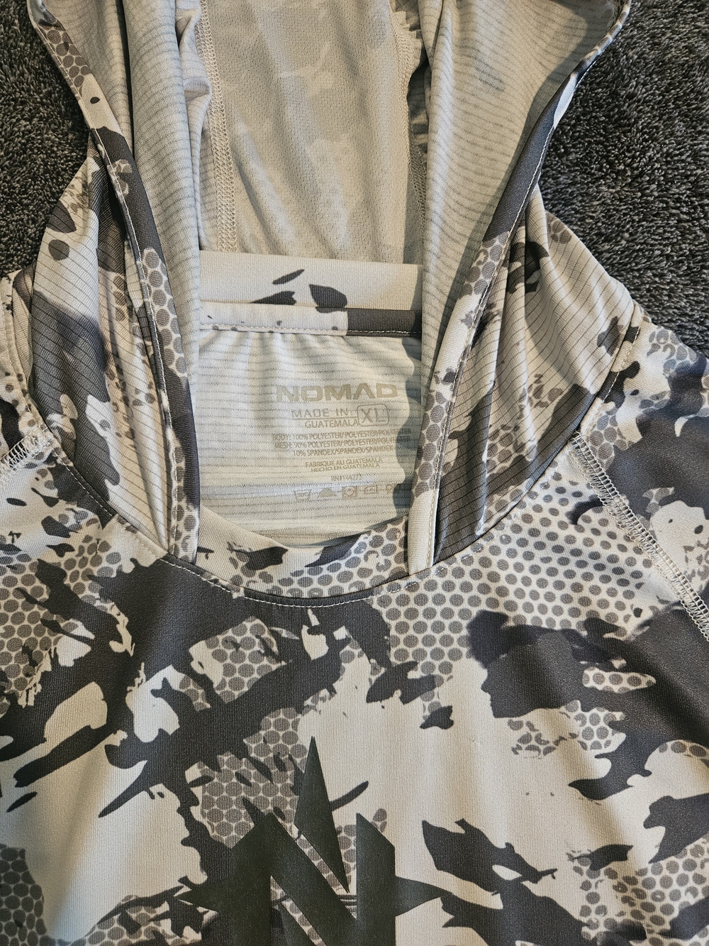 Nomad - Men's Mirage Camo Hoodie - Moss Grazier Camo View 4